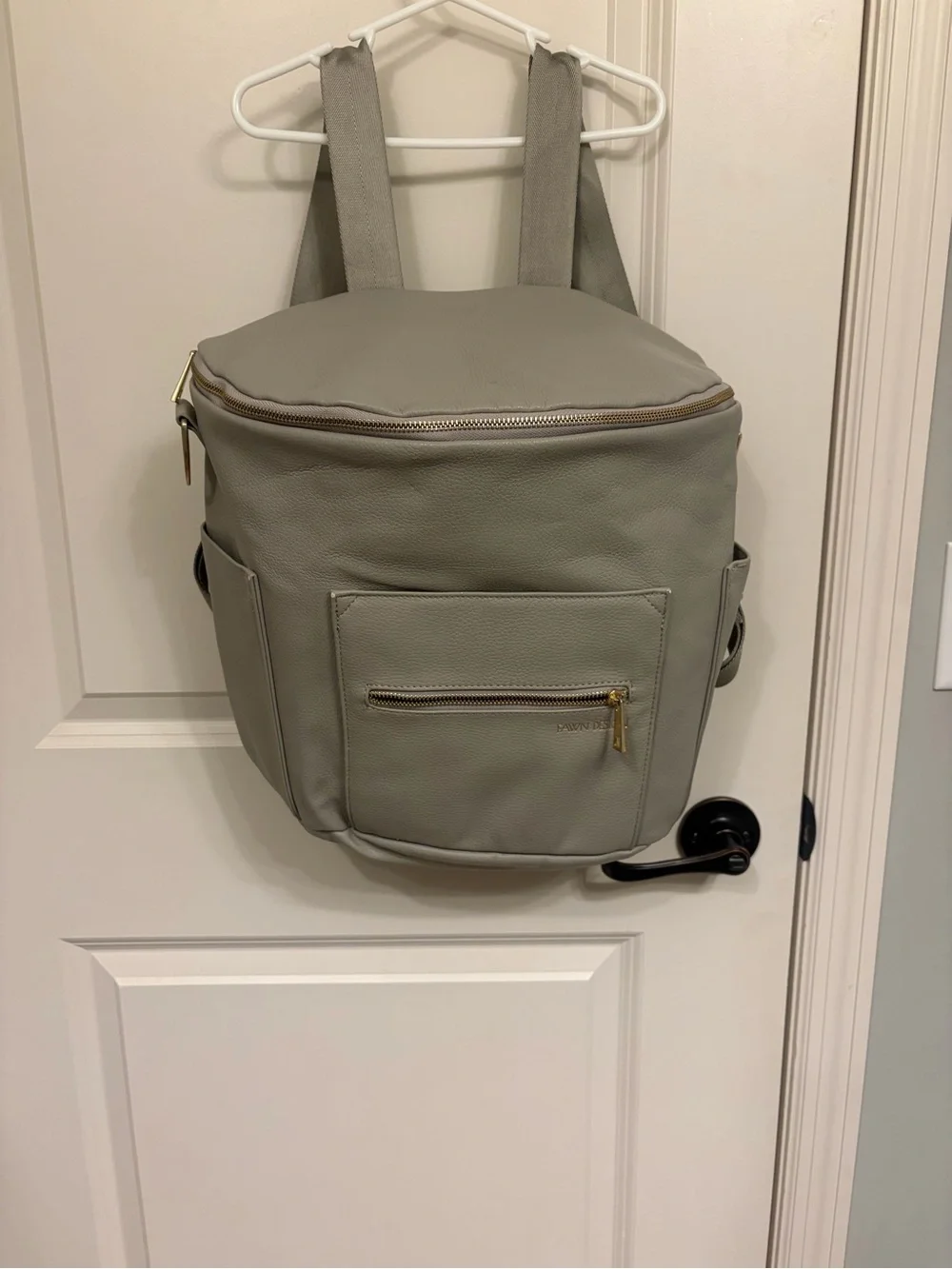 Fawn Diaper Bag- beige/taupe/grey